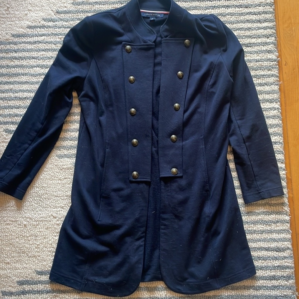 Tommy Hilfiger Navy British Military Jacket Blazer Size M